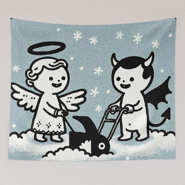 Item preview, Snow Blower Harmony of Angel and Demon designed and sold by zzz888.