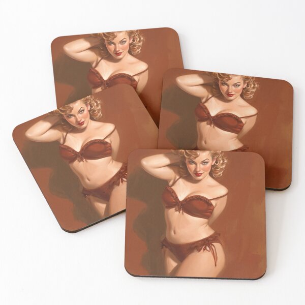 Item preview, Classic Glamour - Vintage Inspired Pin-Up Art Print designed and sold by Very Peculiar.