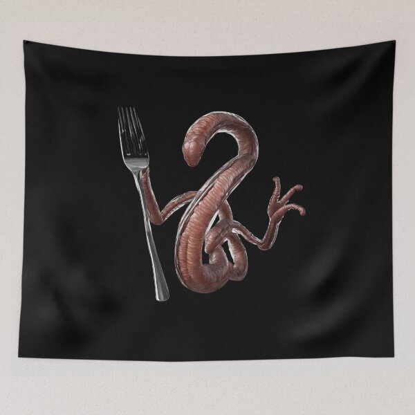 Item preview, You Will Eat Worms Then They Eat You designed and sold by Aquillashop.