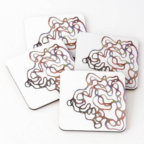 Item preview, Dark Rainbow Squiggle designed and sold by TZ TEES.