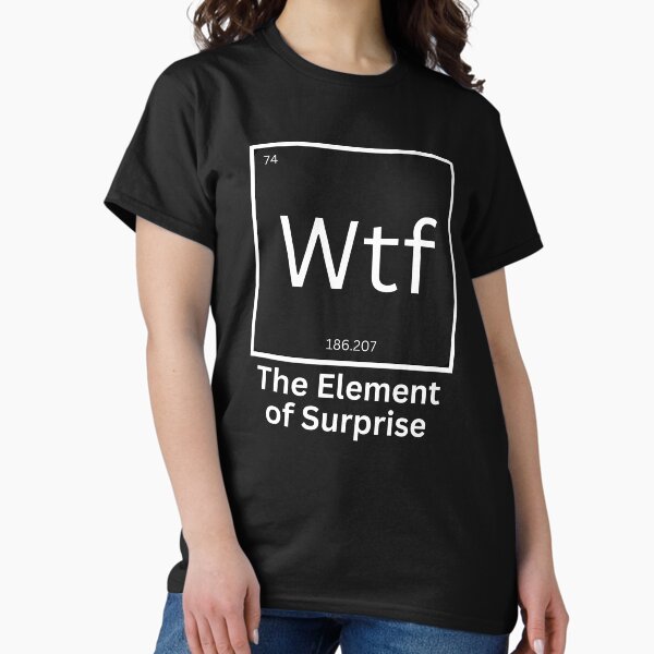 Item preview, Wtf The Element of Suprise designed and sold by Zokakelt.