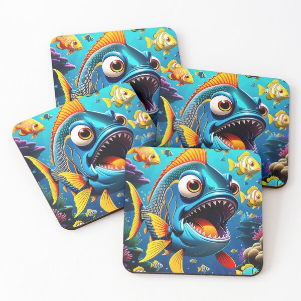 Item preview, Crazy Fish - 1 designed and sold by cyberartstudiox.
