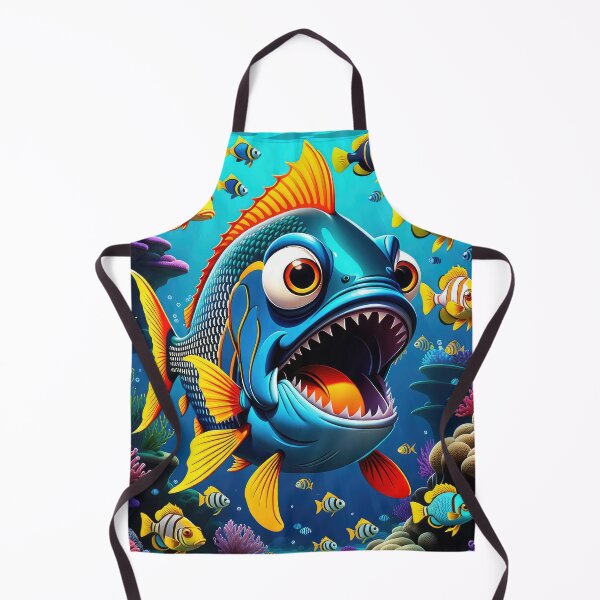 Item preview, Crazy Fish - 1 designed and sold by cyberartstudiox.