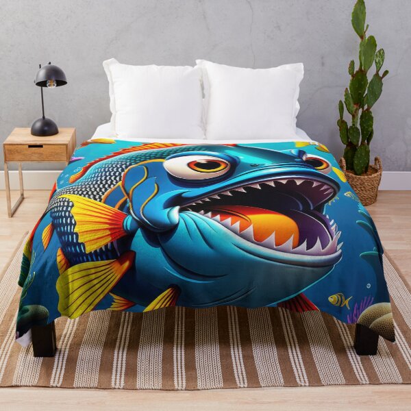 Item preview, Crazy Fish - 1 designed and sold by cyberartstudiox.