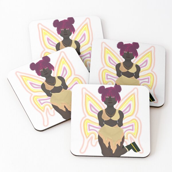 Item preview, Black Colorful Faerie  designed and sold by PixelCryptCraft.