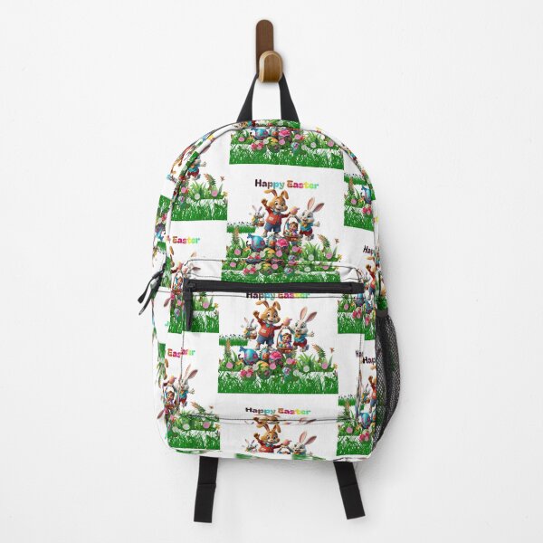 Item preview, Happy Easter, Rabbits & Kid designed and sold by RoseAIArtRhythm.