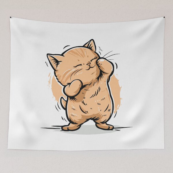 Item preview, Cute Kitten Dancing designed and sold by MadSwellDesigns.