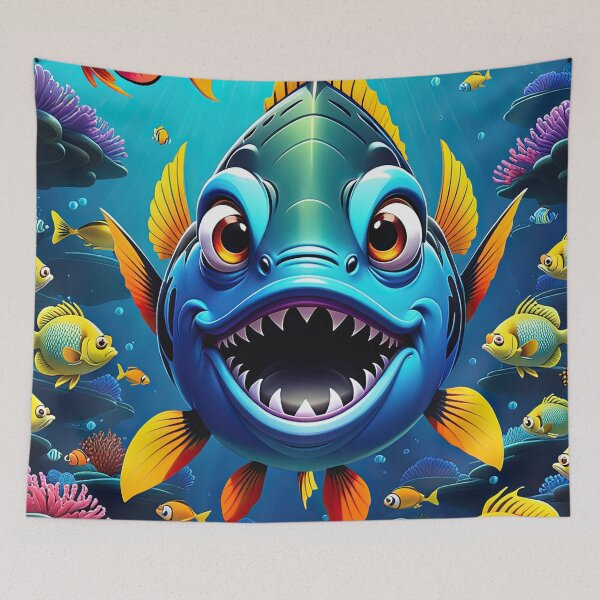 Item preview, Crazy Fish - 2 designed and sold by cyberartstudiox.
