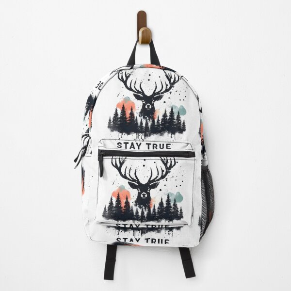 Item preview, stay true, forest, deer designed and sold by TrueArtVibes.