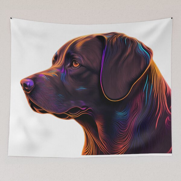 Item preview, Radiant Rover: Neon Doggo Delights designed and sold by 7venty.
