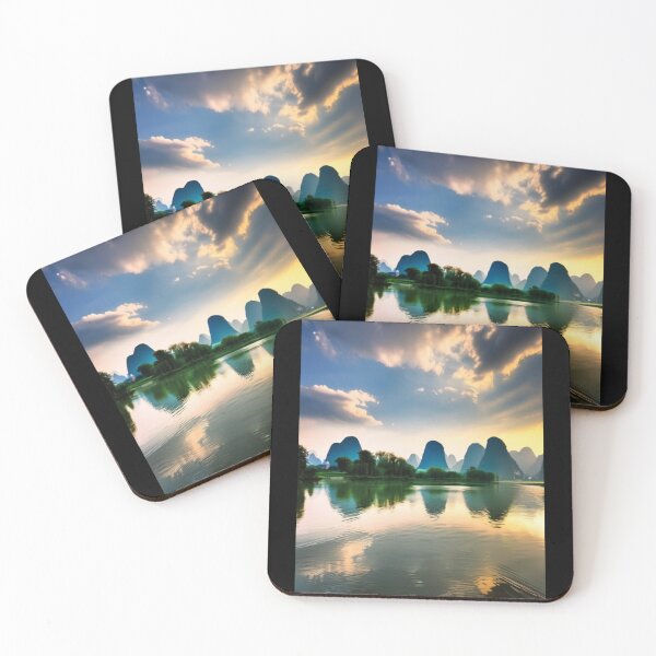 Item preview, guilin and lijiang river national park designed and sold by EuropeanPrints.