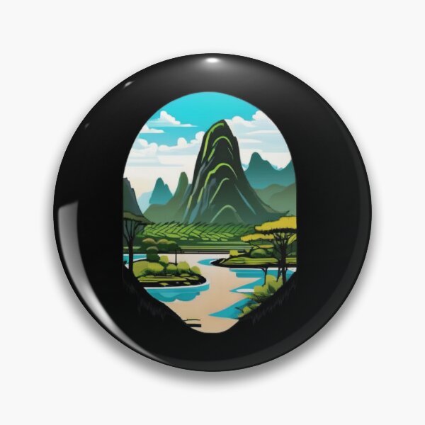 Item preview, guilin and lijiang river national park designed and sold by EuropeanPrints.