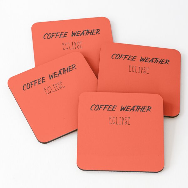 Item preview, Coffee Weather Quote Eclipse designed and sold by harwoodkp.