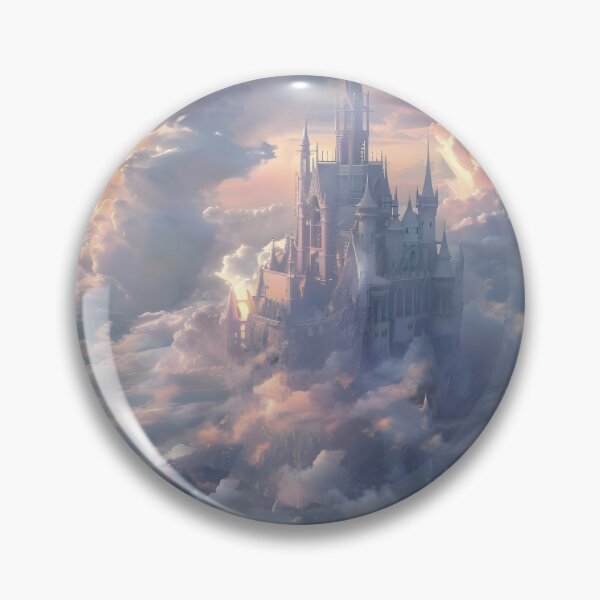 Item preview, Castle in the clouds digital art designed and sold by Aroeldesigns.