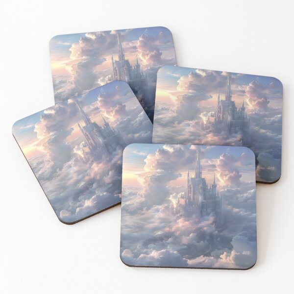 Item preview, Castle in the clouds digital art designed and sold by Aroeldesigns.