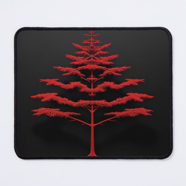 Item preview, Hemlock tree | Red minimalism designed and sold by ComicsFactory.