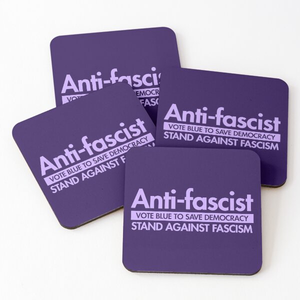 Item preview, Anti-fascist - vote blue to save democracy (lavender) designed and sold by Thelittlelord.
