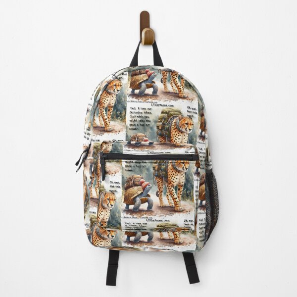 Item preview, The Tortoise And The Cheetah On Saturday Hike designed and sold by Rick London Gifts.