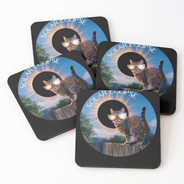 Item preview, Solar Eclipse Cat no background designed and sold by Endless Projects.