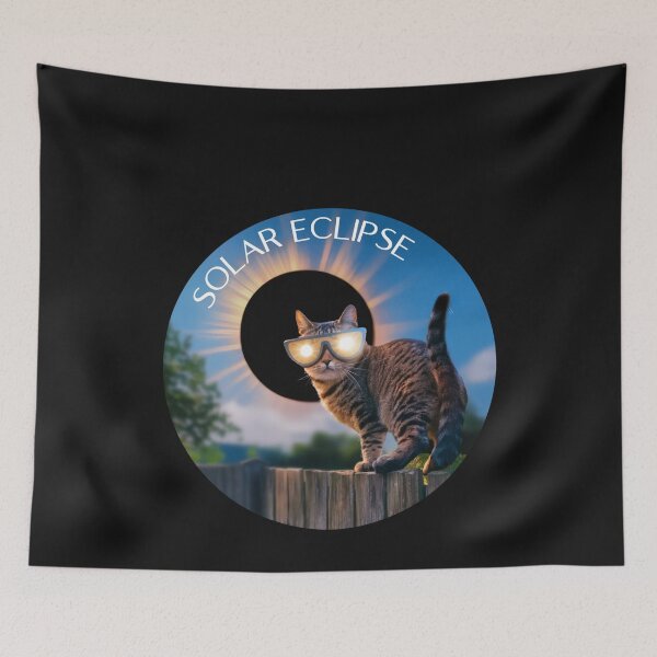 Item preview, Solar Eclipse Cat no background designed and sold by Endless Projects.