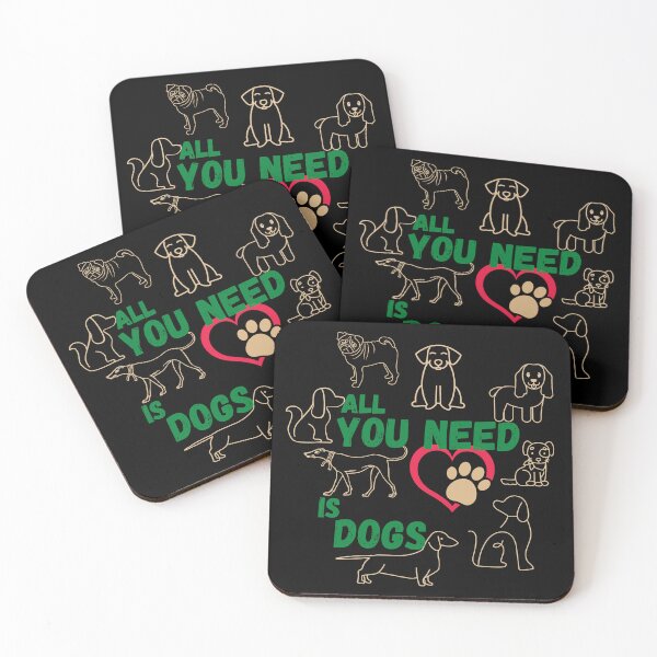 Item preview, All you need is dogs designed and sold by LuckyFamily.