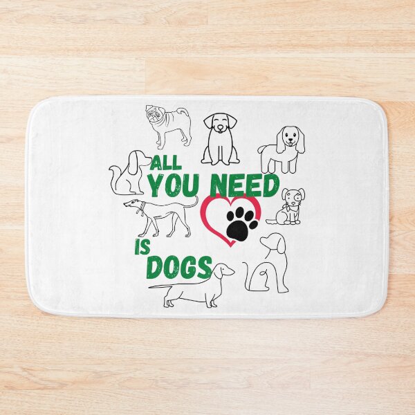 Item preview, All you need is dogs designed and sold by LuckyFamily.