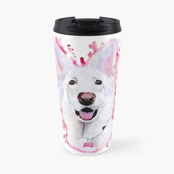 White Swiss Shepherd Travel Mug