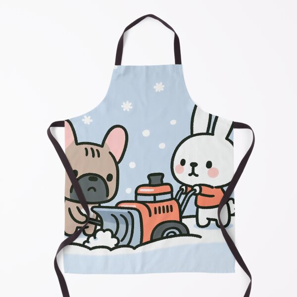 Item preview, Snow Blower Collaboration of French Bulldog and Snow Bunny designed and sold by zzz888.