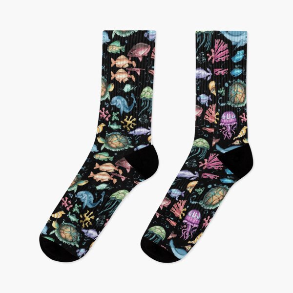 Item preview, Whimsical Waters: Playful Sea Creatures Designs designed and sold by DunuStore.