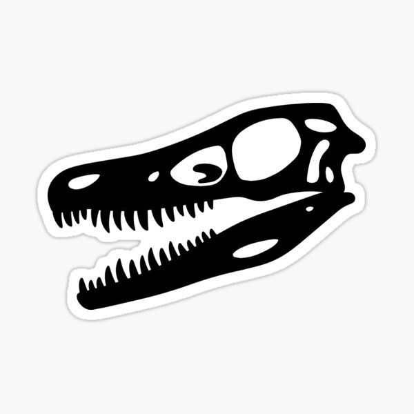 Item preview, Velociraptor skull - black designed and sold by Skeleton Crew.