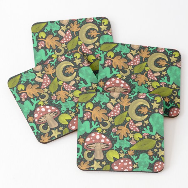 Item preview, Nighttime Frogs designed and sold by serafineaandd.