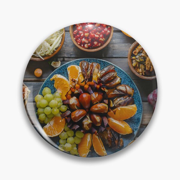 Item preview, Zenith view of a wooden table with vegetables and fruits. designed and sold by coffeeflavour.