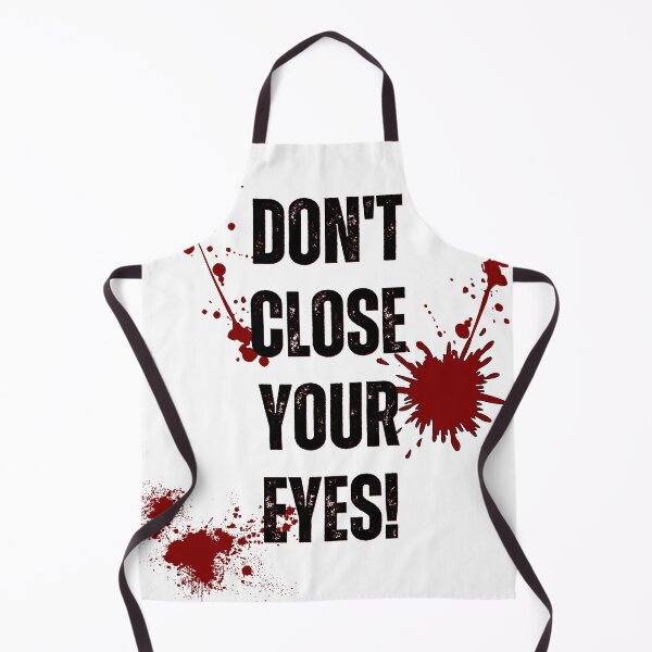Item preview, Don't Close Your Eyes Horror Movie Trope | Bloody Halloween Scare designed and sold by ASeasonalFlair.