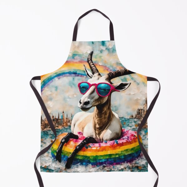 Item preview, Oryx floating on the river designed and sold by Angelandspot.