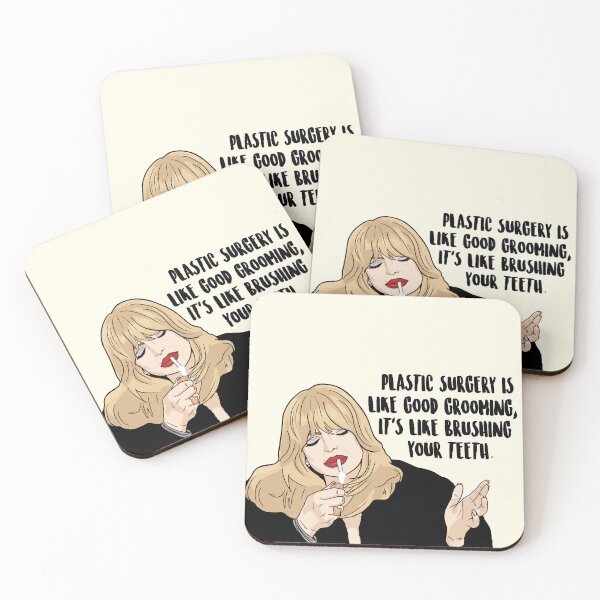 Item preview, Plastic Surgery Is Like Good Grooming, It's Like Brushing Your Teeth - Goldie Hawn - The First Wives Club designed and sold by PopShopDesignFR.