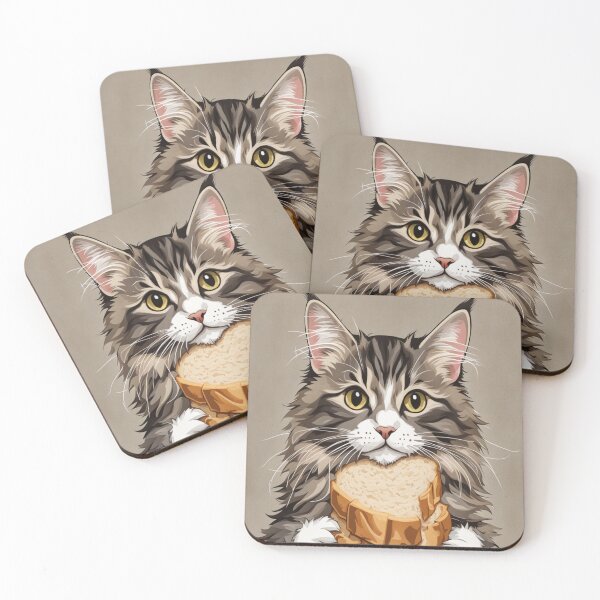 Item preview, Bread Kittie Maine Coon designed and sold by ArtzandDesignz.