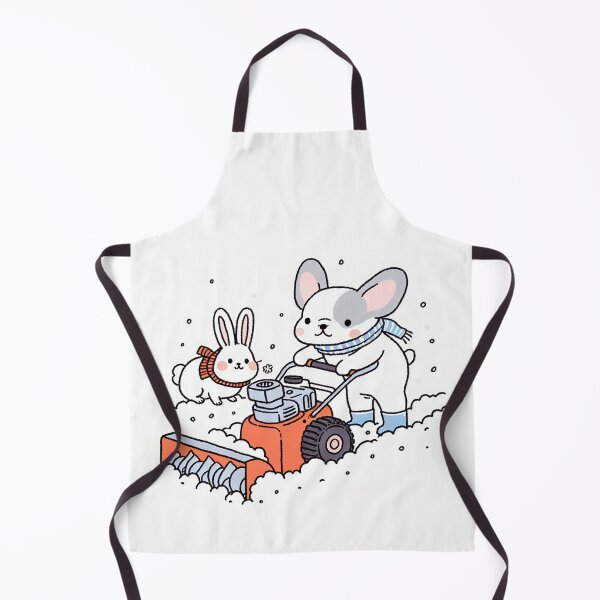 Item preview, Snow Blower Collaboration of French Bulldog and Snow Bunny designed and sold by zzz888.