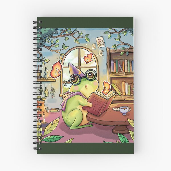 Item preview, Froggy Wizard Library designed and sold by KrishyArt.