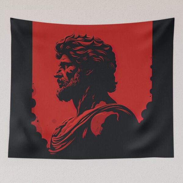 Item preview, Hercules | Red minimalism designed and sold by ComicsFactory.
