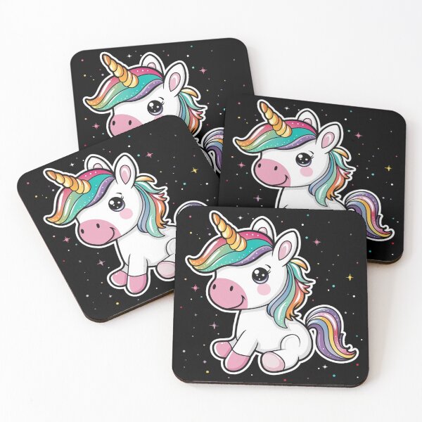 Item preview, Kawaii Chibi Unicorn with Stars designed and sold by KawaiiArtStyle.