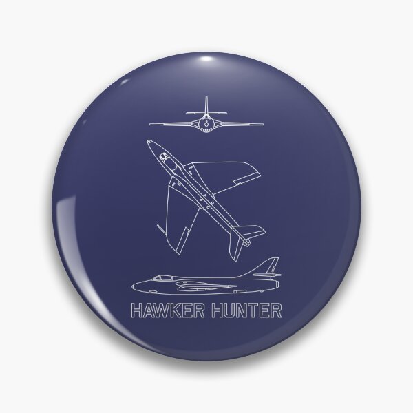 Artikelvorschau, Hawker Hunter, britisches Düsenjägerflugzeug, Baupläne, Diagramme entworfen und verkauft von MilitaryMart.