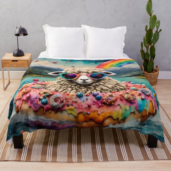 Item preview, Sheep in a Floating Donut designed and sold by Angelandspot.