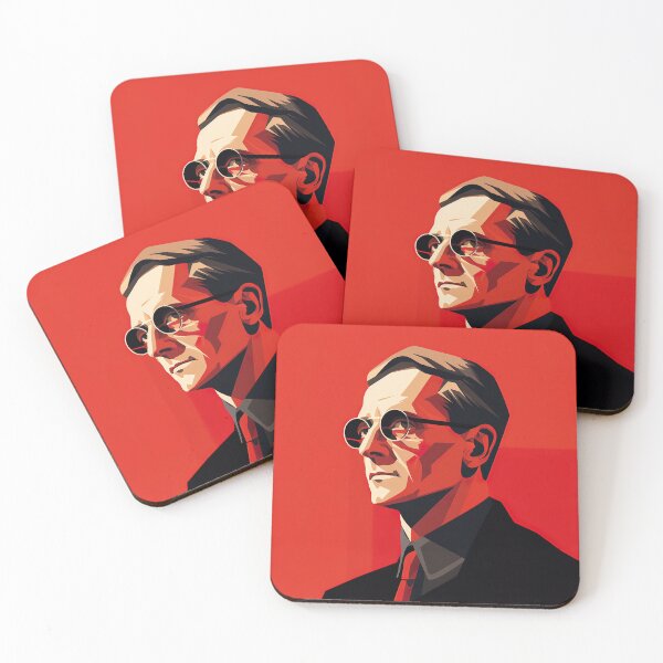 Item preview, Herman Hesse | Red minimalism designed and sold by ComicsFactory.
