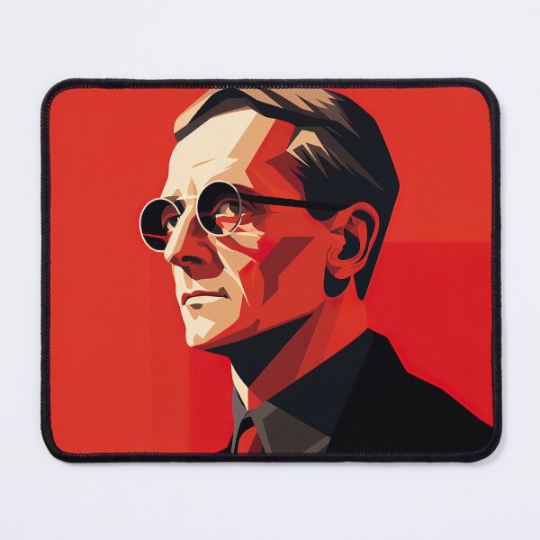 Item preview, Herman Hesse | Red minimalism designed and sold by ComicsFactory.
