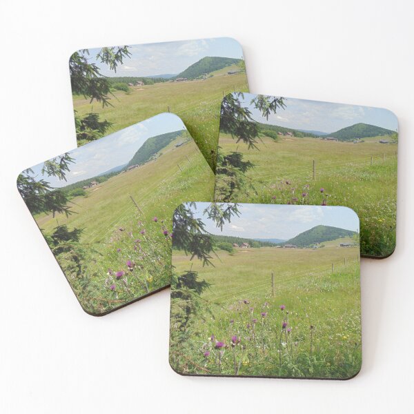 Item preview, Summer meadow and landscape in Jizera mountains, Czech Republic designed and sold by lusiakotowska.