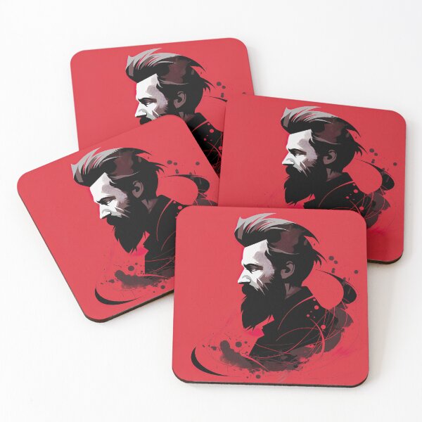 Artikelvorschau, Herman Melville | Roter Minimalismus entworfen und verkauft von ComicsFactory.