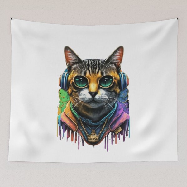 Item preview, trapper cat designed and sold by PatronesKawai.
