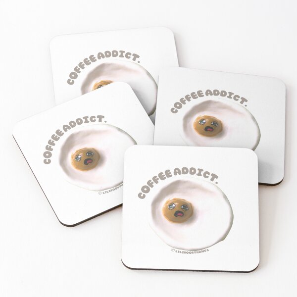 Item preview, Coffee addict, egg art, egg dude, v9 | @lilsboobthangs © designed and sold by lilsboobthangs.