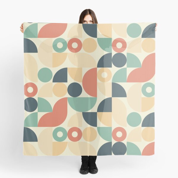 Petrol and Cinnamon Scarf