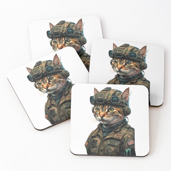 Item preview, Military soldier cat designed and sold by PatronesKawai.